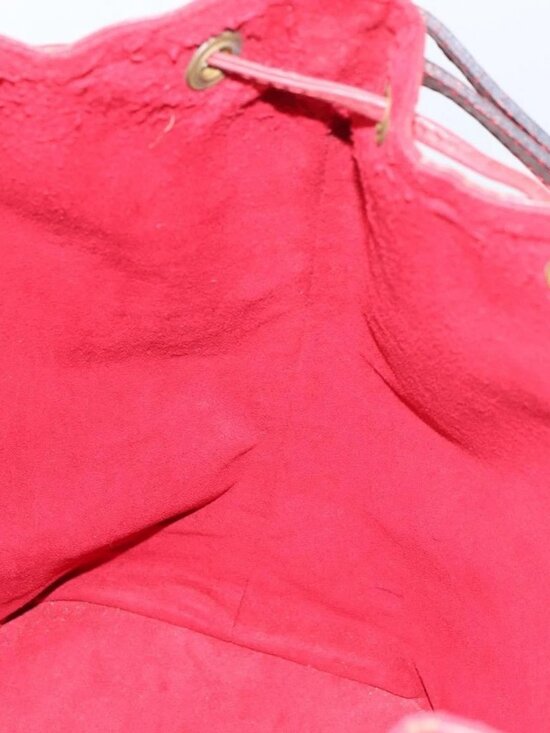 LOUIS VUITTON Epi Noe Shoulder Bag Red M44007 LV Auth 157255 - Picture 10 of 16